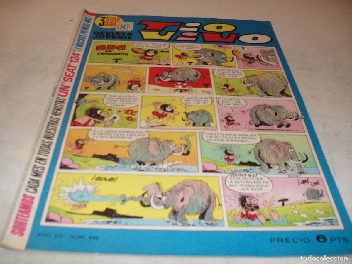 Tebeos: TIO VIVO N&ordm; 498,EN CONTRAPORTADA PUBLICIDAD DE PEPSI,DE 1013,BRUGUERA,1961