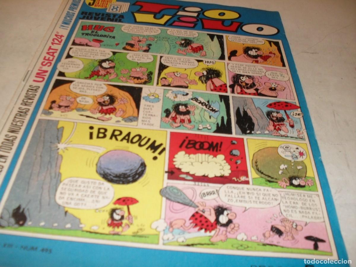 Tebeos: TIO VIVO N&ordm; 495,CON COMIC PUBLICITARIO PEPSI MAN,DE 1013,BRUGUERA,1961