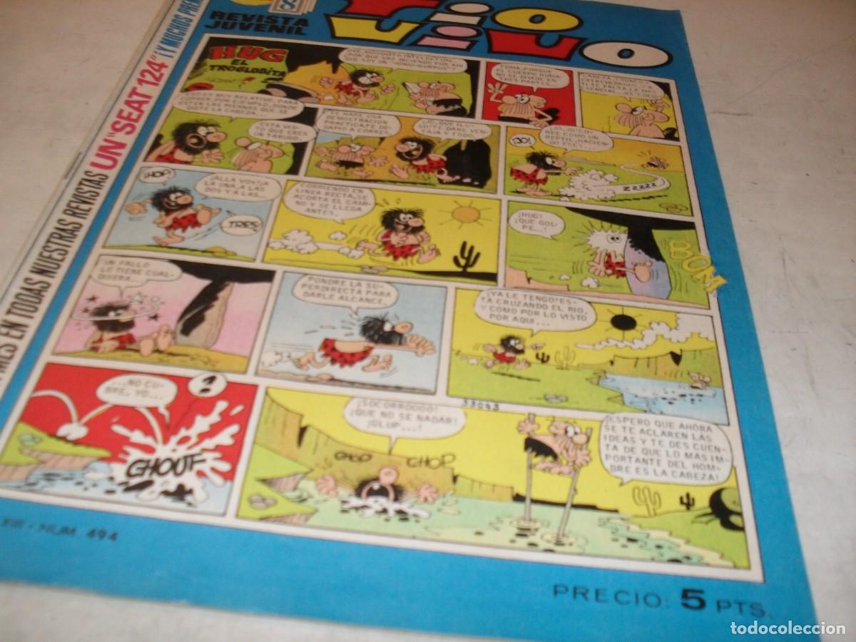 Tebeos: TIO VIVO N&ordm; 494,CON COMIC PUBLICITARIO PEPSI MAN,DE 1013,BRUGUERA,1961