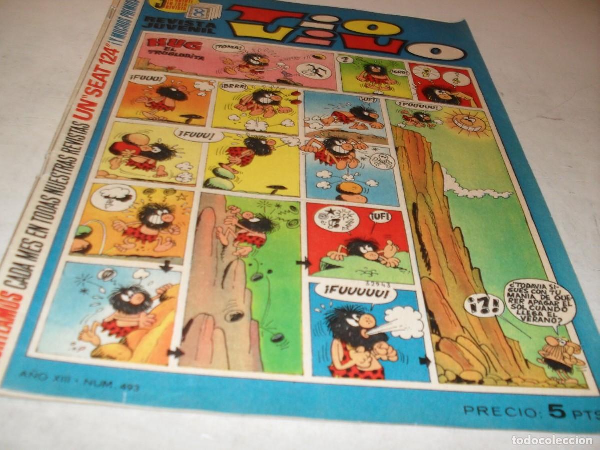 Tebeos: TIO VIVO N&ordm; 493,CON COMIC PUBLICITARIO PEPSI MAN,DE 1013,BRUGUERA,1961