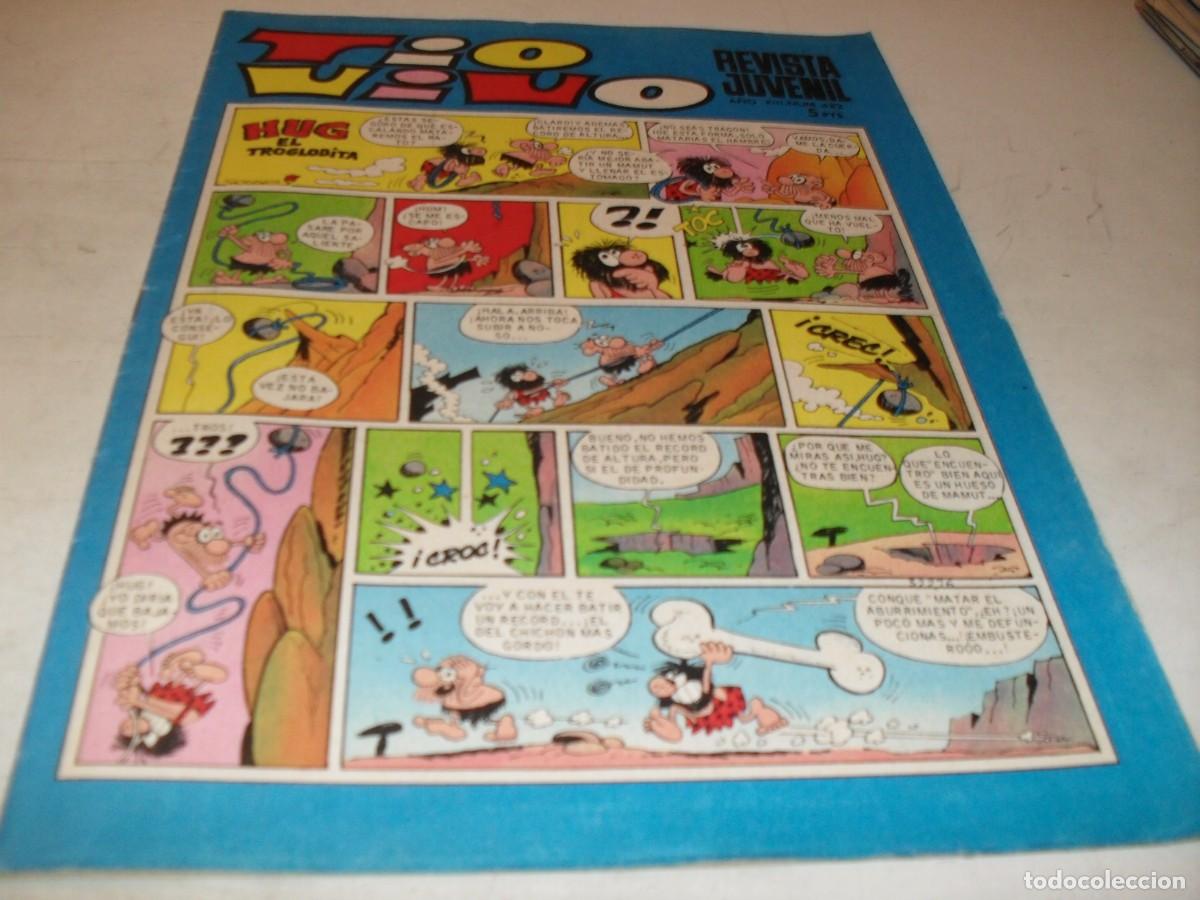 Tebeos: TIO VIVO N&ordm; 482,CON PUBLICIDAD DE FELIX EN GRAN PULGARCITO,DE 1013,BRUGUERA,1961
