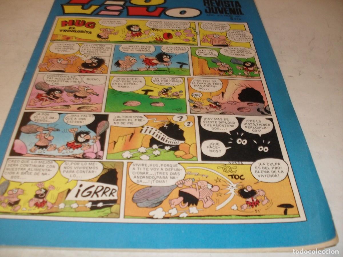 Tebeos: TIO VIVO N&ordm; 481,CON PUBLICIDAD DEL NUEVO GRAN PULGARCITO,DE 1013,BRUGUERA,1961