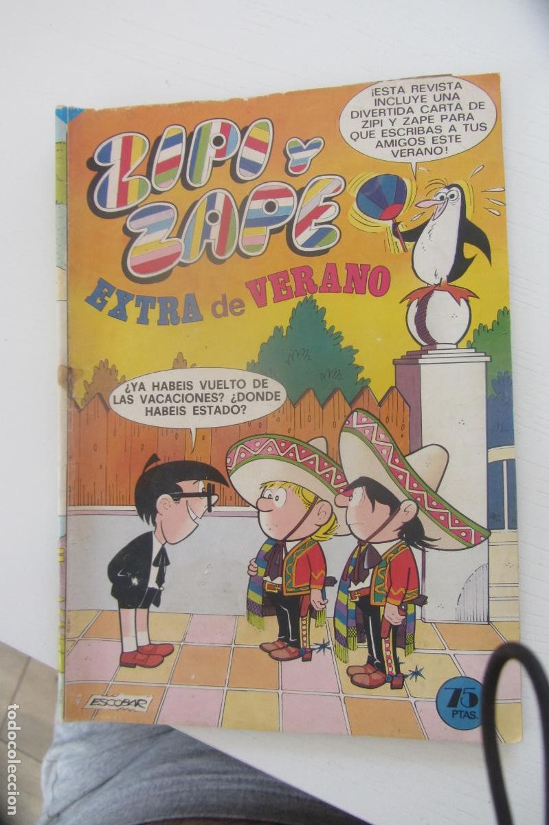 Tebeos: ZIPI Y ZAPE. EXTRA DE VERANO 1979. AVENTURA ROB&Iacute;N ROBOT )BRUGUERA arx203