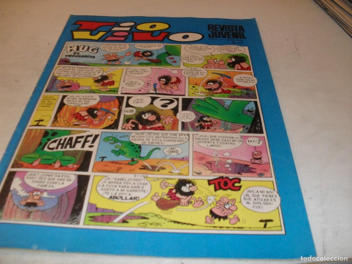 Tebeos: TIO VIVO N&ordm; 462,EN PAGINA CENTRAL PEPE GOTERA,DE 1013,BRUGUERA,1961