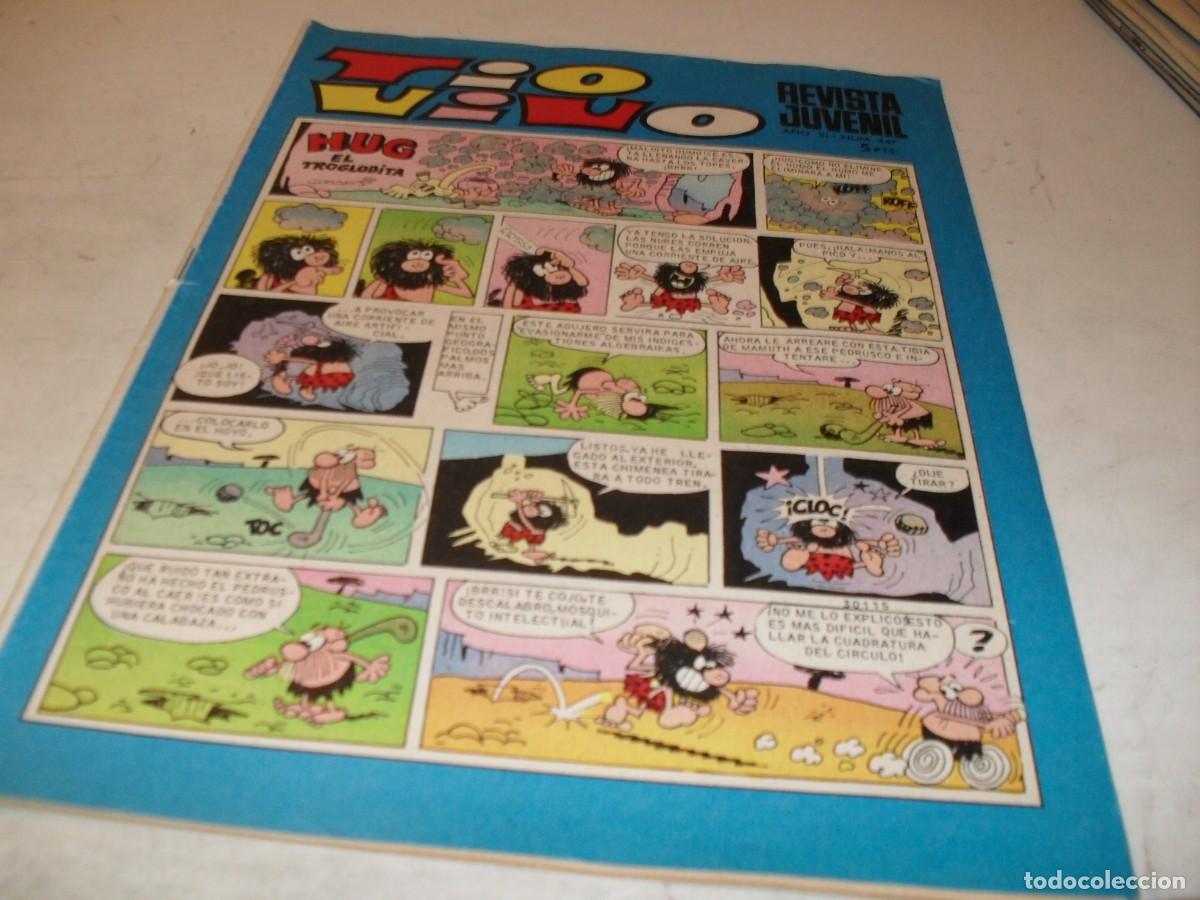 Tebeos: TIO VIVO N&ordm; 447,CON 2 PAGINAS DE MORTADELO PRE-TIA,DE 1013,BRUGUERA,1961