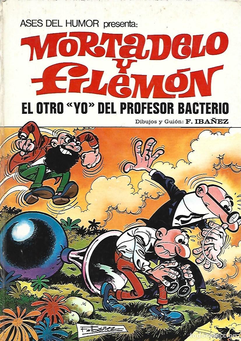 Tebeos: Ases del humor, 24: el otro yo del profesor Bacterio, 1973, Bruguera, primera edici&oacute;n, buen estado