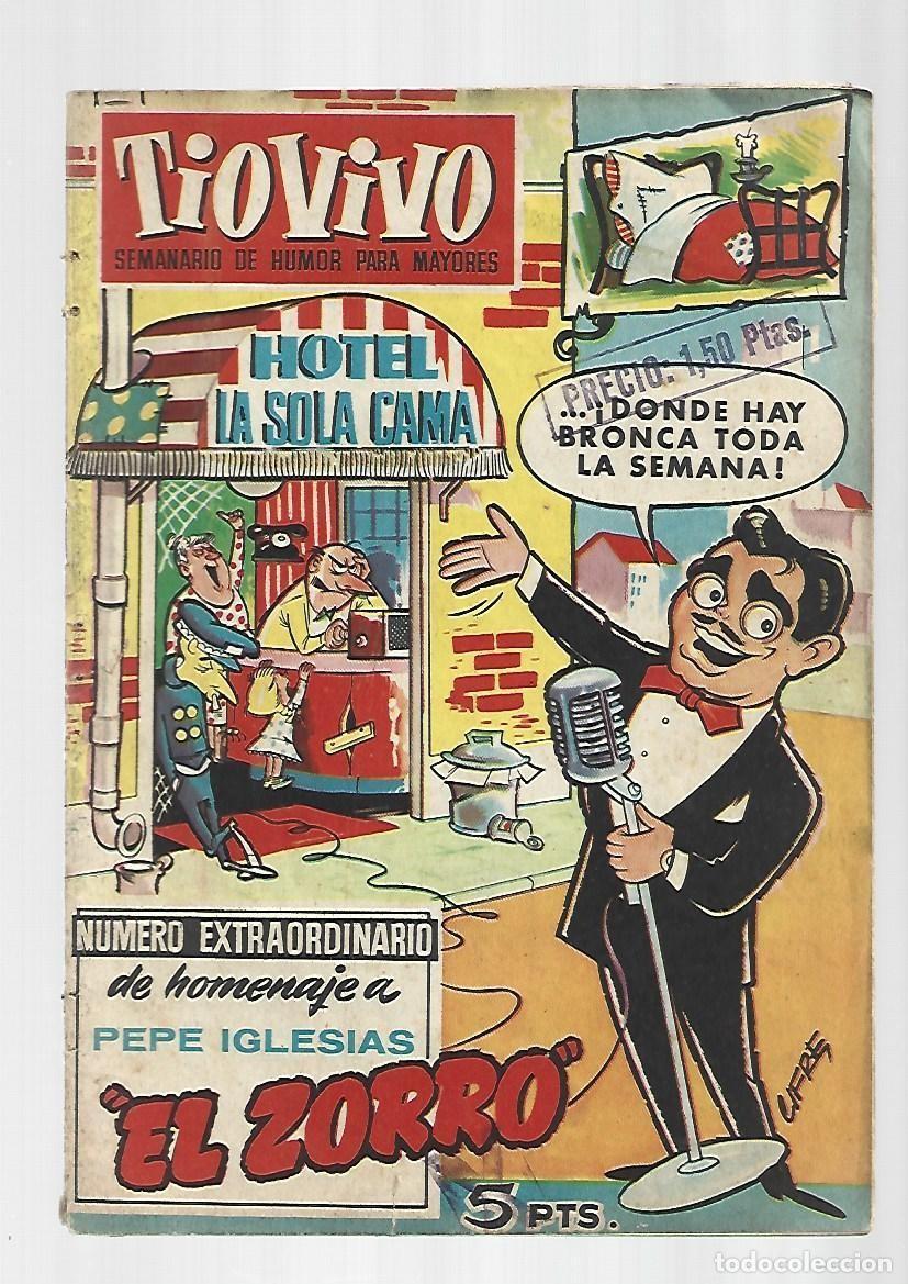 Tebeos: Tio Vivo extraordinario, homenaje a Pepe Iglesias, el zorro, Crisol, buen estado