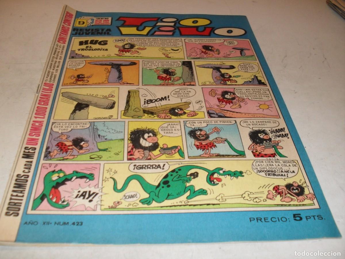 Tebeos: TIO VIVO N&ordm; 423.CON 13,RUE DEL PERCEBE,BRUGUERA,1961