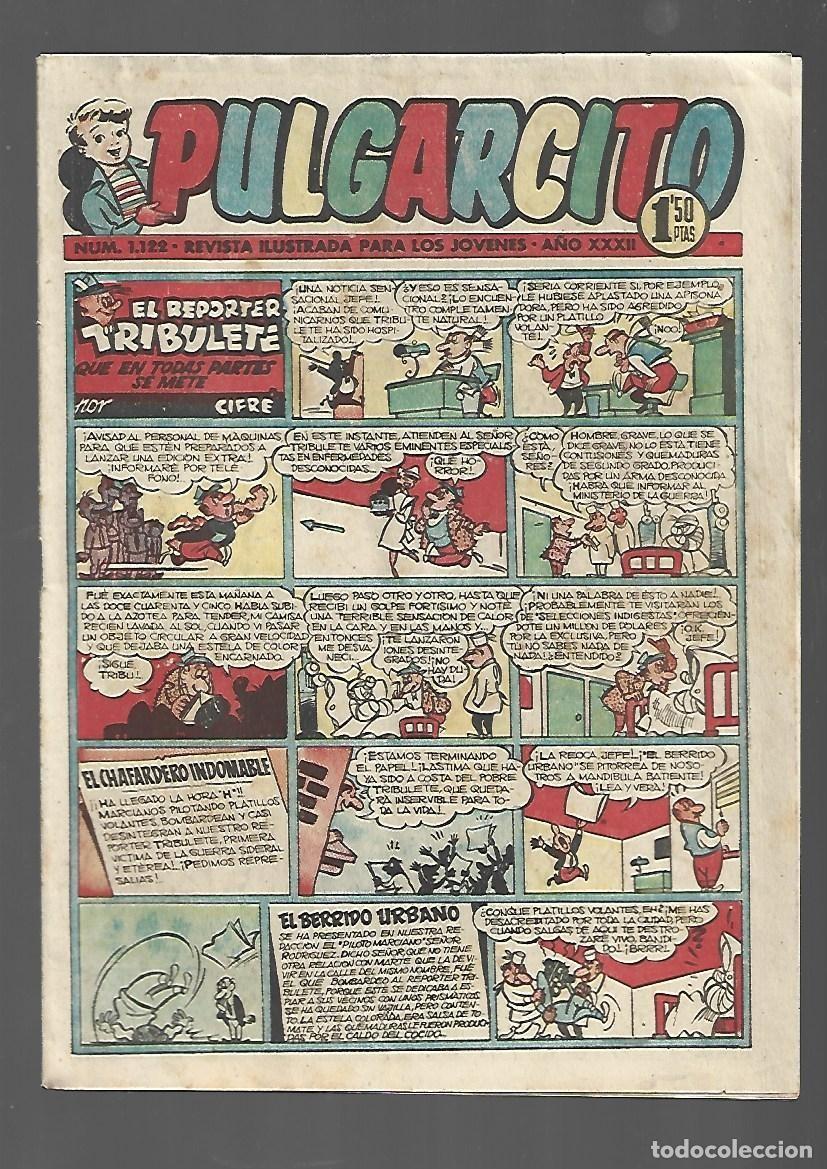 Tebeos: Pulgarcito, 1122, 1953, Bruguera, muy buen estado