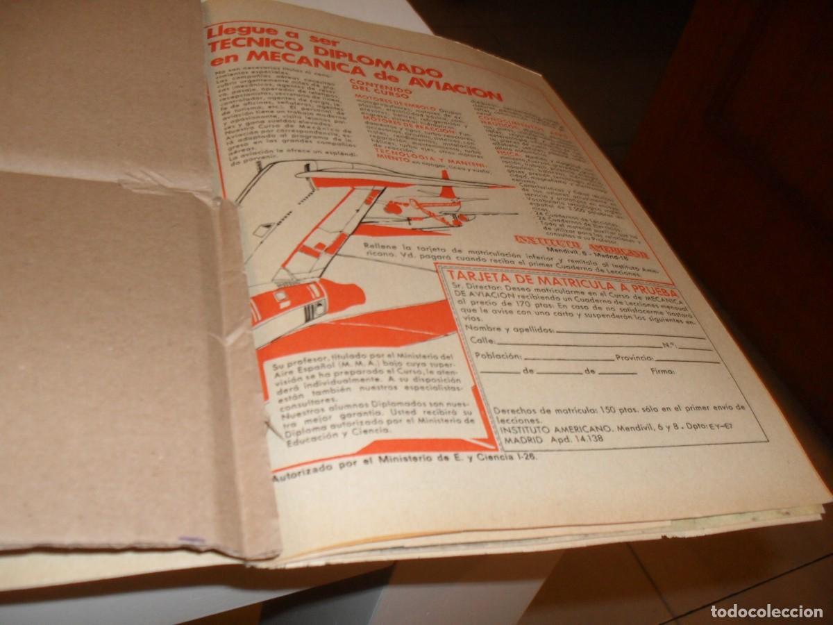 Tebeos: (REF.90),LAMINA PUBLICITARIA MECANICA AVIACION+CONCURSO ESTABILO,BRUGUERA,1971