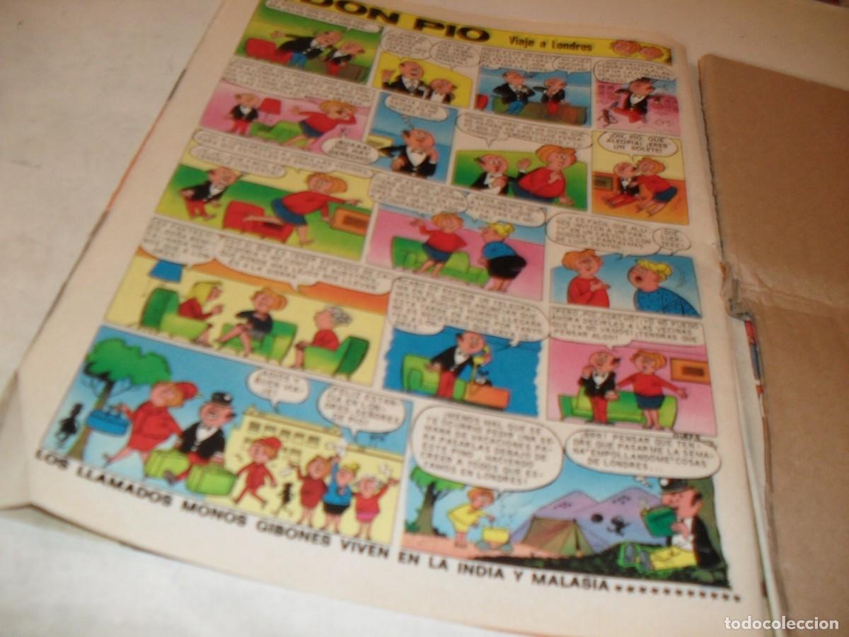 Tebeos: (REF.90)LAMINA HUMORISTICA D&ordm; PIO(VIAJE A LONDRES)+SECCION DE CHISTES,BRUGUERA,1971