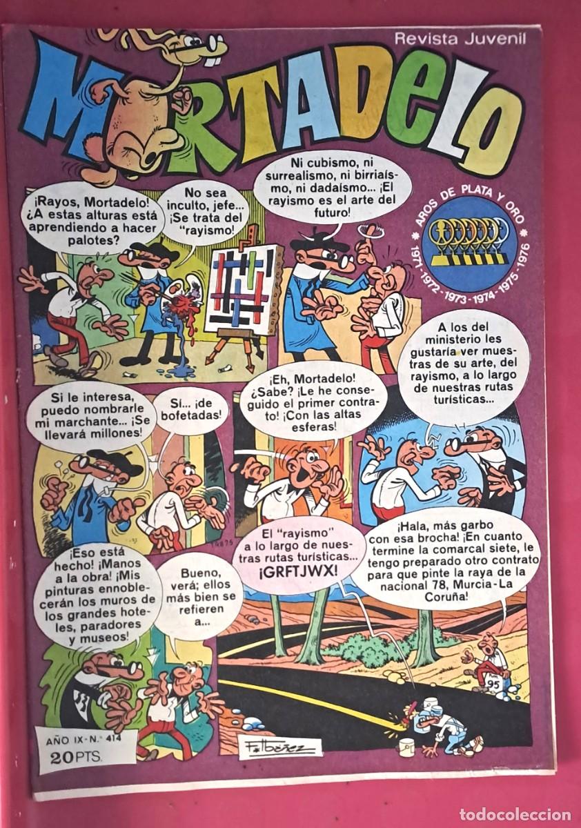 Tebeos: MORTADELO. A&Ntilde;O IX N&ordm; 414 EDITORIAL BRUGUERA, 1978