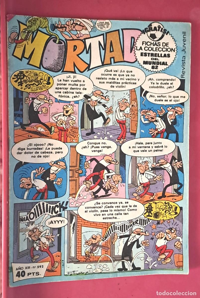 Tebeos: MORTADELO. A&Ntilde;O XIII N&ordm; 592 EDITORIAL BRUGUERA, 1982