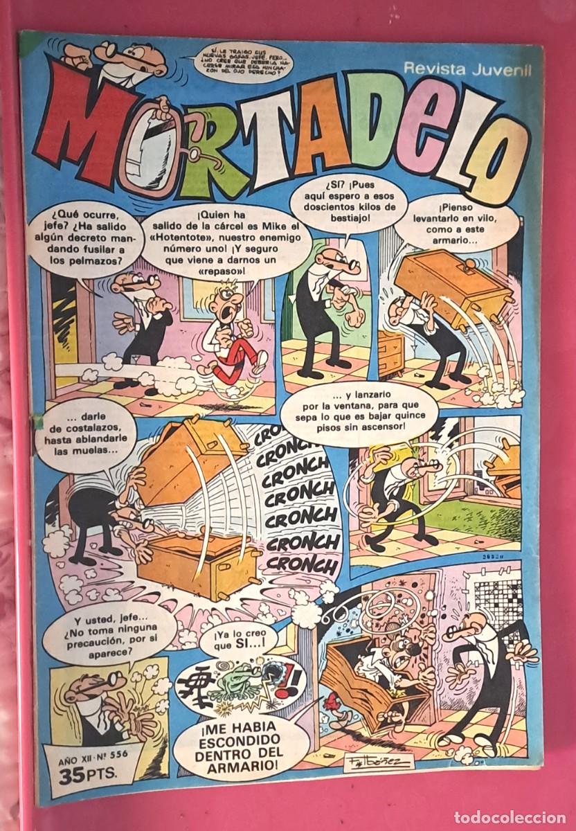 Tebeos: MORTADELO. A&Ntilde;O XII N&ordm; 556 EDITORIAL BRUGUERA, 1981