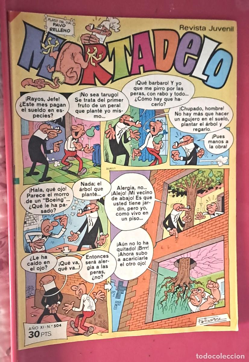 Tebeos: MORTADELO. A&Ntilde;O XI N&ordm; 504 EDITORIAL BRUGUERA, 1980