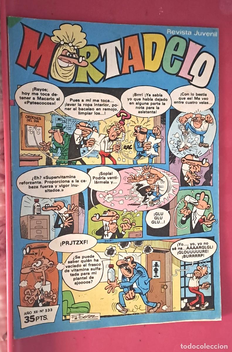Tebeos: MORTADELO. A&Ntilde;O XII N&ordm; 533 EDITORIAL BRUGUERA, 1981