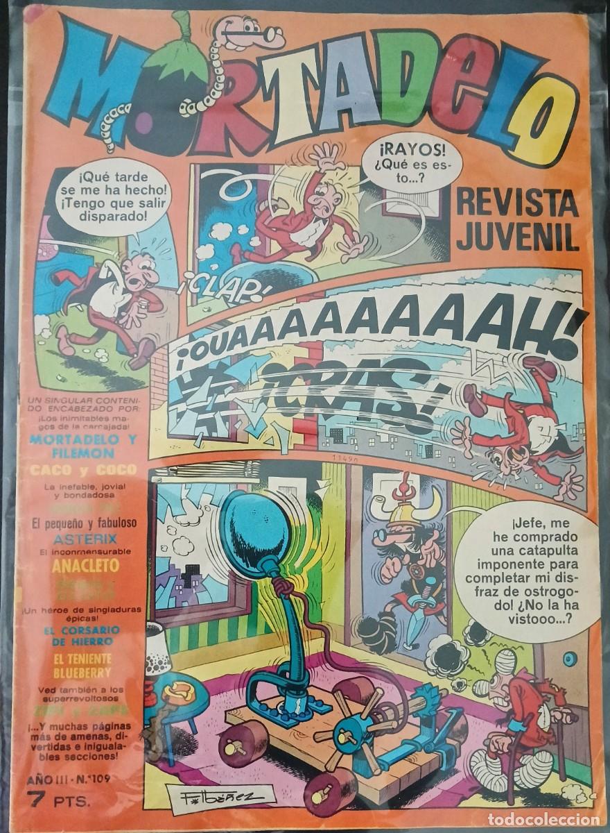 Tebeos: MORTADELO SEMANAL-BRUGUERA- N&ordm; 109 -25-DICIEMBRE-1972-AST&Eacute;RIX-CORSARIO DE H.-DIF&Iacute;CIL-VEA-LEA-1785