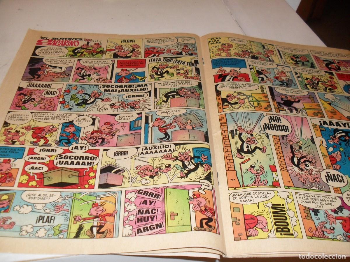 Tebeos: (REF.90)EN 4 PAGINAS DOMINGON+PAGINA DOBLE DEL BOTONES SACARINO,DE IBA&Ntilde;EZ,BRUGUERA,1969