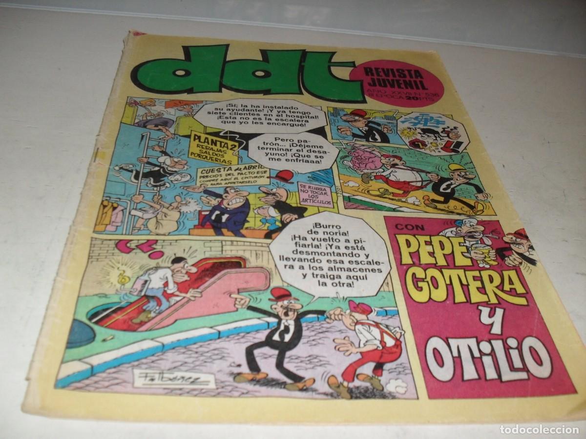 Tebeos: DDT 2&ordf; EPOCA N&ordm; 536,CON VICTOR,HEROE DEL ESPACIO,EN COLOR,DE 551,BRUGUERA,1967