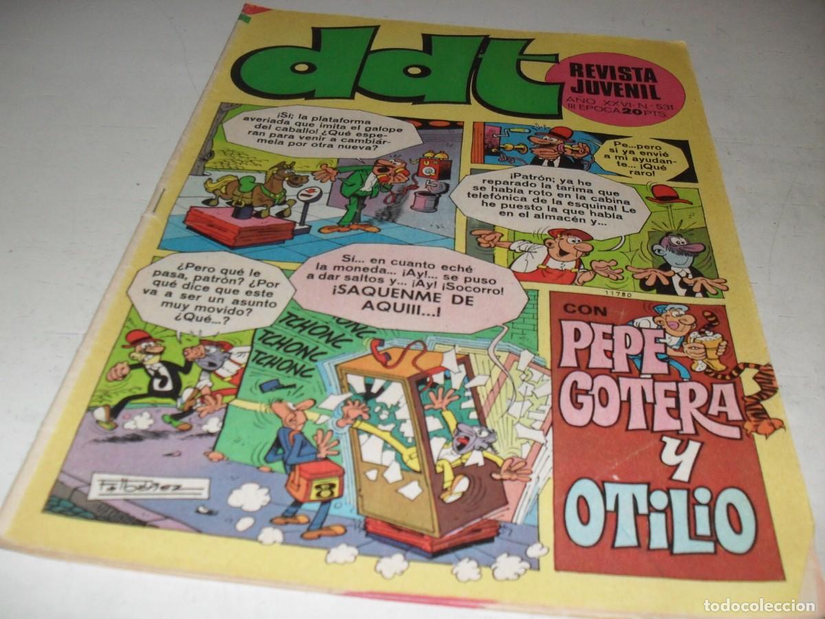Tebeos: DDT 2&ordf; EPOCA N&ordm; 531,CON VICTOR,HEROE DEL ESPACIO,EN COLOR,DE 551,BRUGUERA,1967