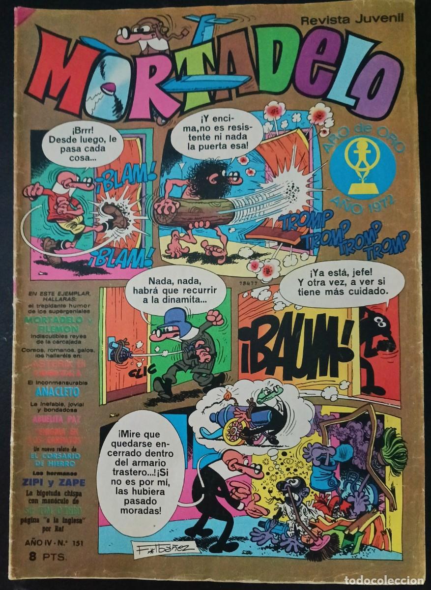 Tebeos: MORTADELO SEMANAL-BRUGUERA- N&ordm; 151 -15-OCTUBRE-1973-AST&Eacute;RIX-SIR TIM-CASI BUENO-VEA-LEA-1787