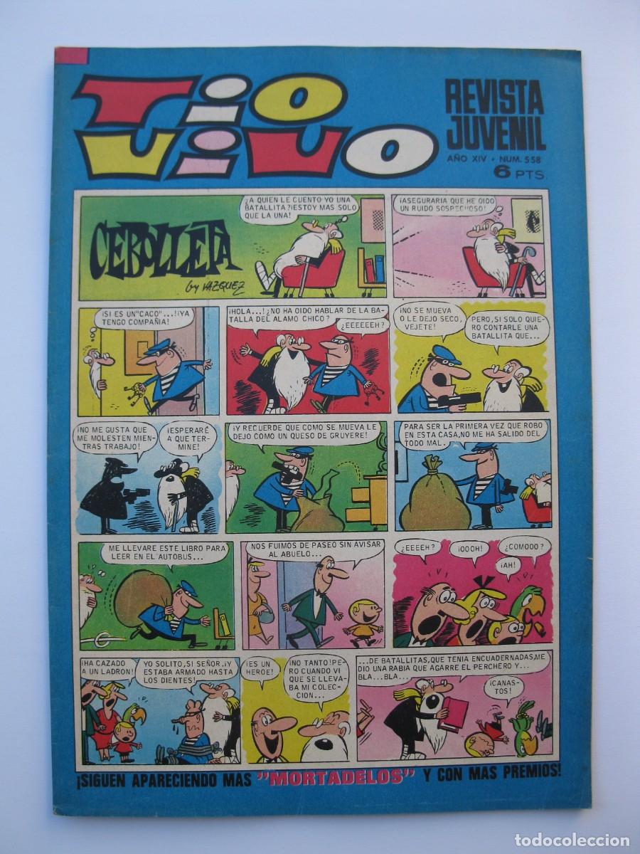 Tebeos: TIO VIVO - A&Ntilde;O XIV - N&ordm; 558 - EDITORIAL BRUGUERA - A&Ntilde;O 1971.