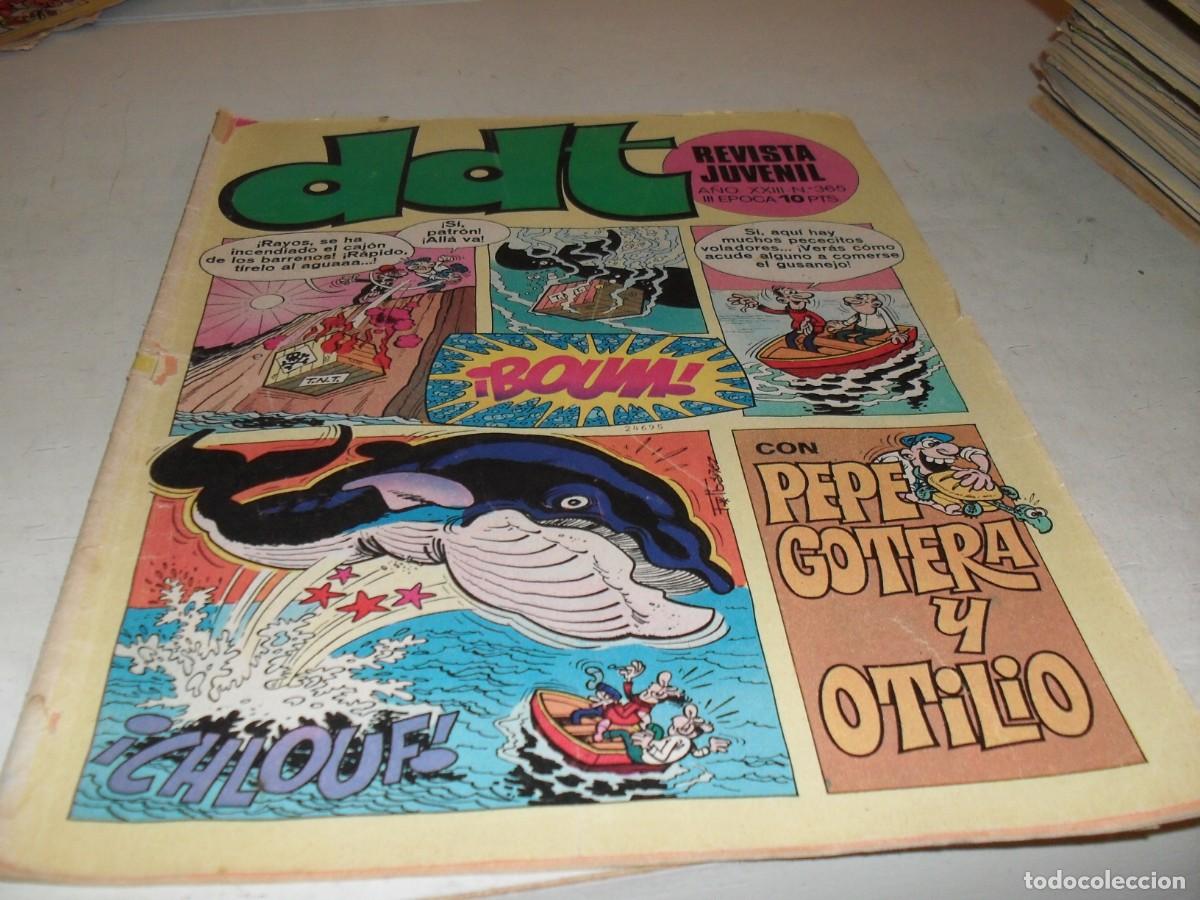 Tebeos: DDT 2&ordf; EPOCA N&ordm; 365,EN CONTRAPORTADA PUBLICIDAD PASTELISTOS BIMBO,DE 551,BRUGUERA,1967