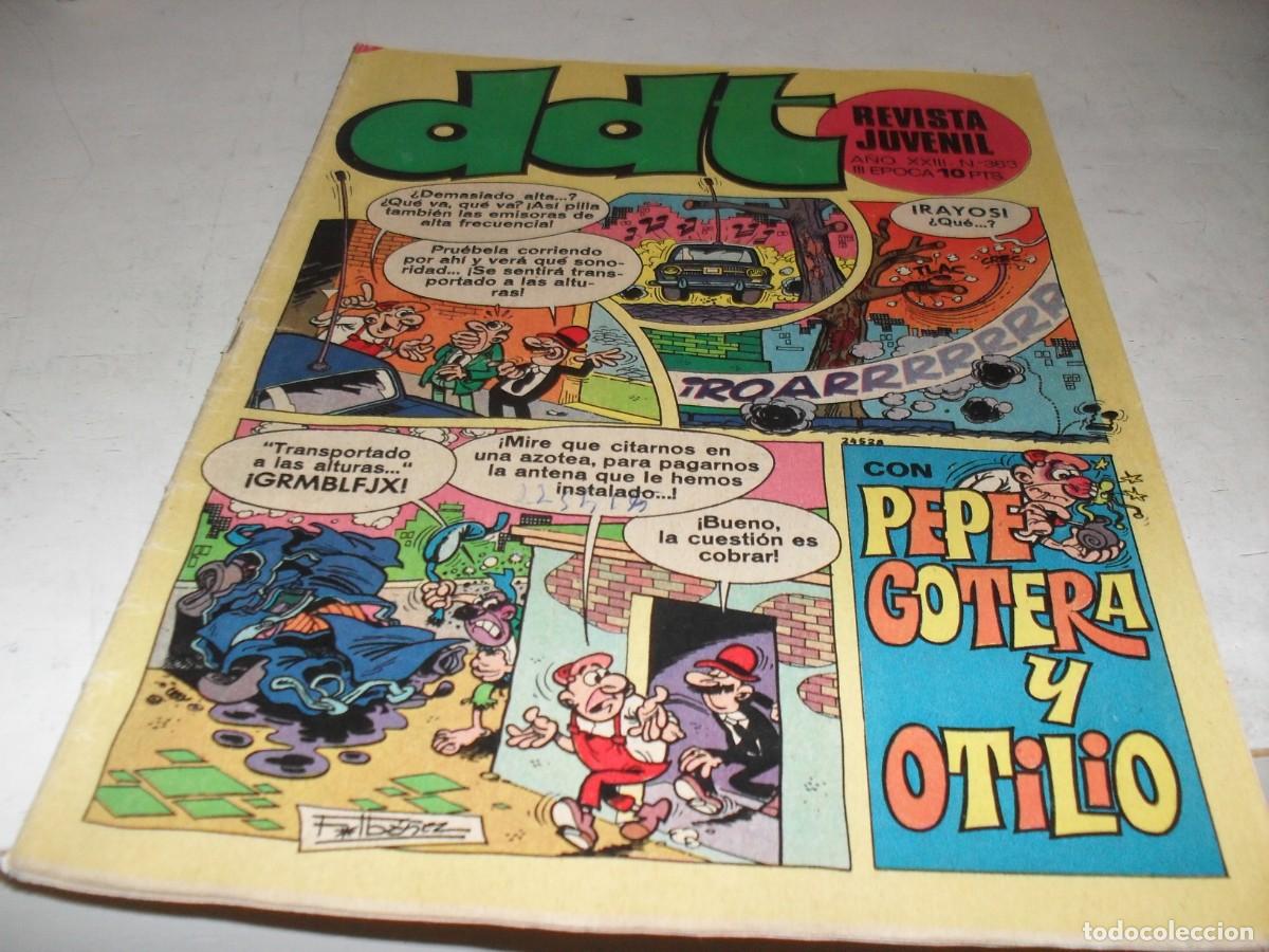 Tebeos: DDT 2&ordf; EPOCA N&ordm; 363,CON PEPE GOTERA Y OTILIO,DE IBA&Ntilde;EZ,DE 551,BRUGUERA,1967