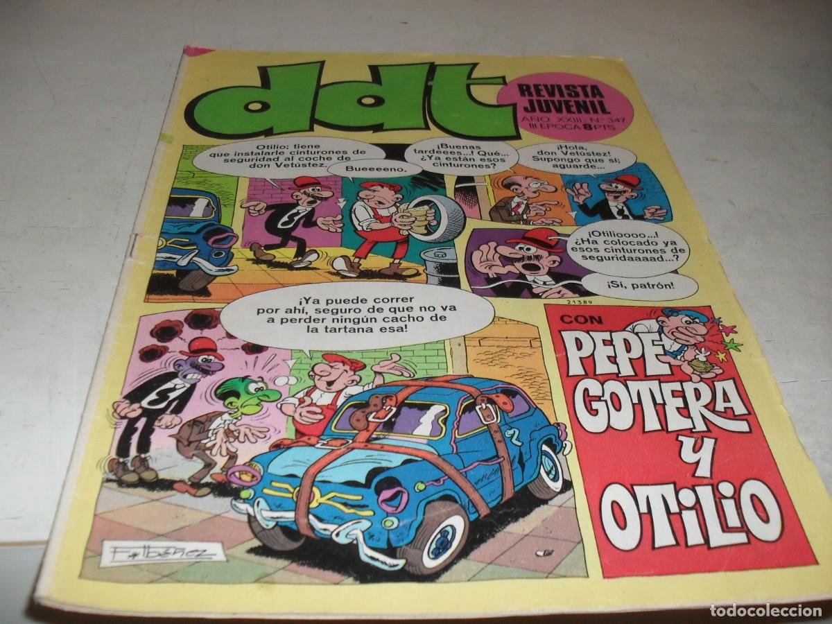 Tebeos: DDT 2&ordf; EPOCA N&ordm; 348,CON LA CASA DE VAPOR,DE JULIO VERNE,DE 551,BRUGUERA,1967