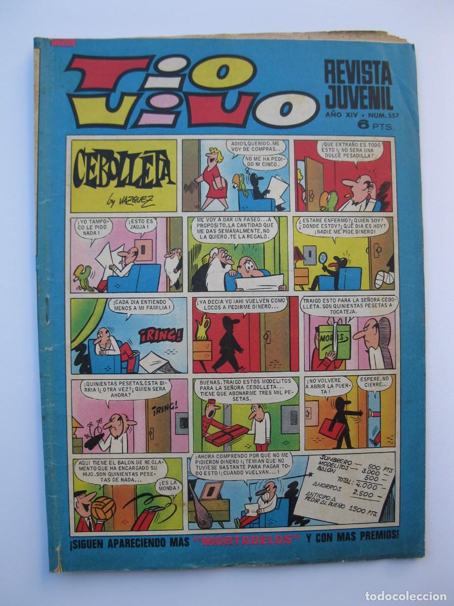 Tebeos: TIO VIVO - A&Ntilde;O XIV - N&ordm; 557 - EDITORIAL BRUGUERA - A&Ntilde;O 1971.