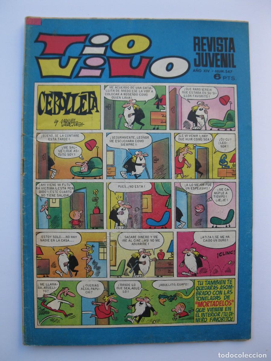 Tebeos: TIO VIVO - A&Ntilde;O XIV - N&ordm; 547 - EDITORIAL BRUGUERA - A&Ntilde;O 1971.