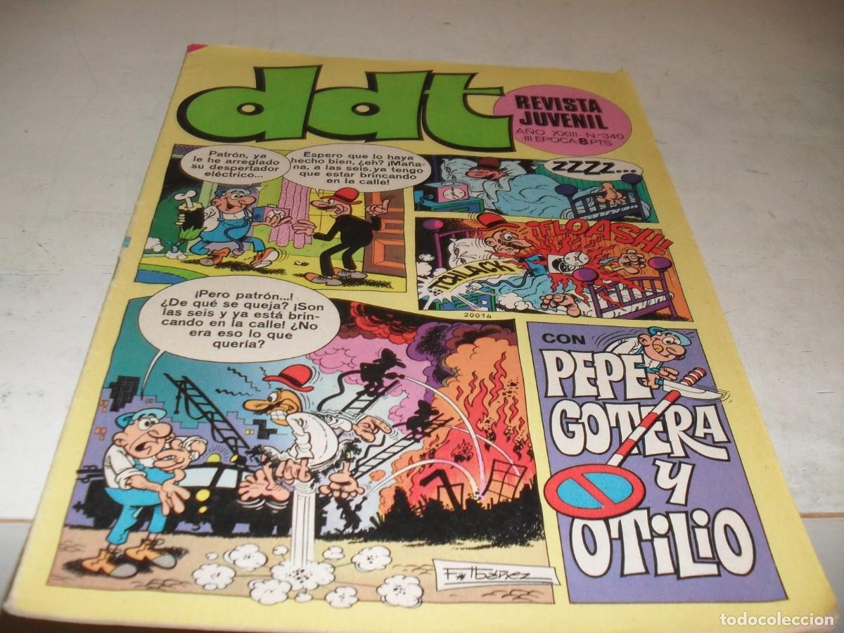 Tebeos: DDT 2&ordf; EPOCA N&ordm; 340,EN CONTRAPORTADA PULICIDAD DE SE TODO,DE 551,BRUGUERA,1967