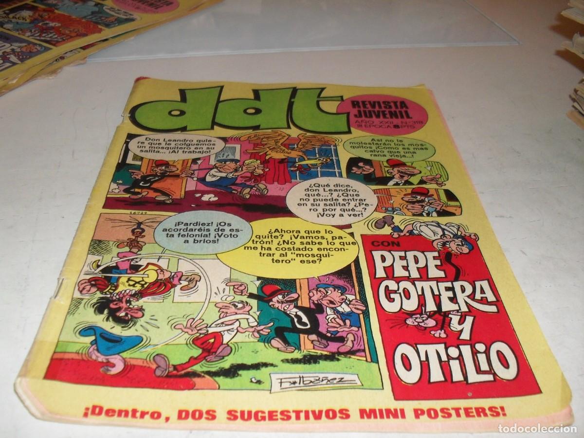 Tebeos: DDT 2&ordf; EPOCA N&ordm; 318,CON RAY 25,DE CARLOS GIMENEZ,DE 551,BRUGUERA,1967