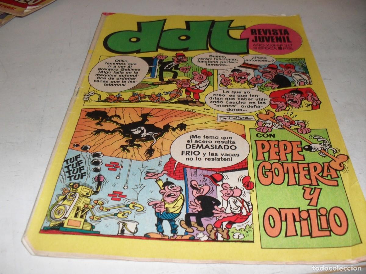 Tebeos: DDT 2&ordf; EPOCA N&ordm; 317,CON RAY 25,DE CARLOS GIMENEZ,DE 551,BRUGUERA,1967
