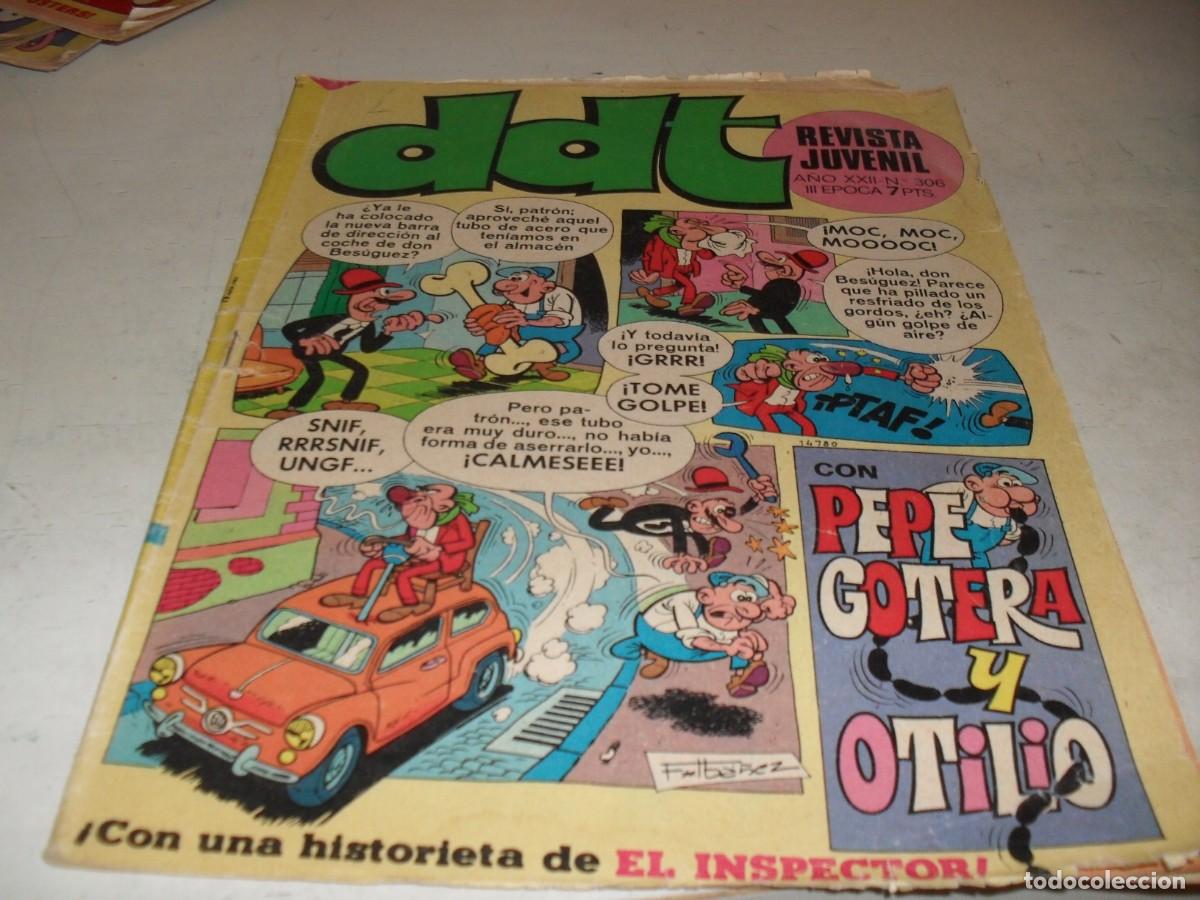 Tebeos: DDT 2&ordf; EPOCA N&ordm; 306,CON ASTROMAN,EL HOMBRE DE ASTRONITA,DE 551,BRUGUERA,1967
