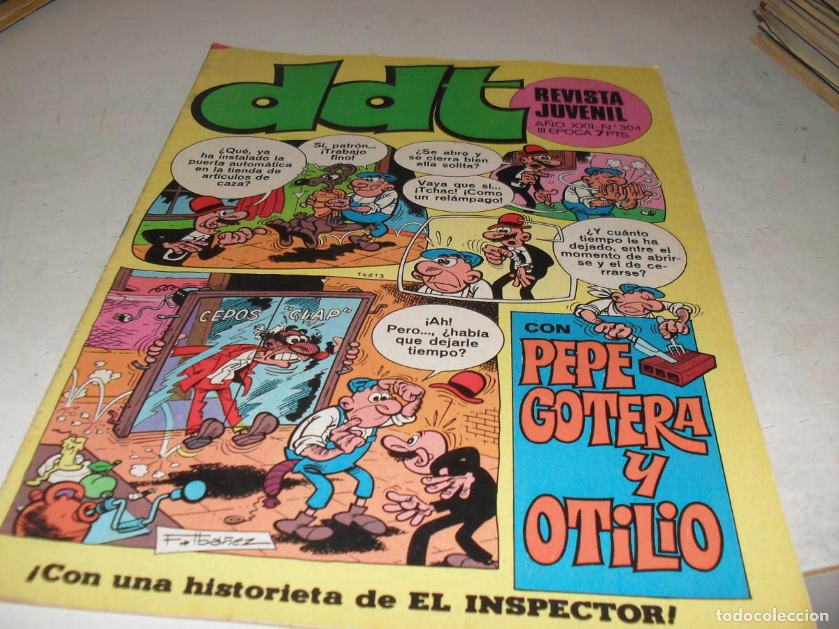 Tebeos: DDT 2&ordf; EPOCA N&ordm; 304,CON ASTROMAN,EL HOMBRE DE ASTRONITA,DE 551,BRUGUERA,1967