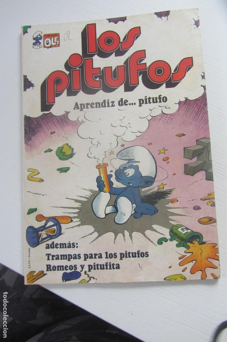 Tebeos: COLECCION OLE LOS PITUFOS N&ordm; 8 - APRENDIZ DE PITUFO - BRUGUERA 1980 arx345