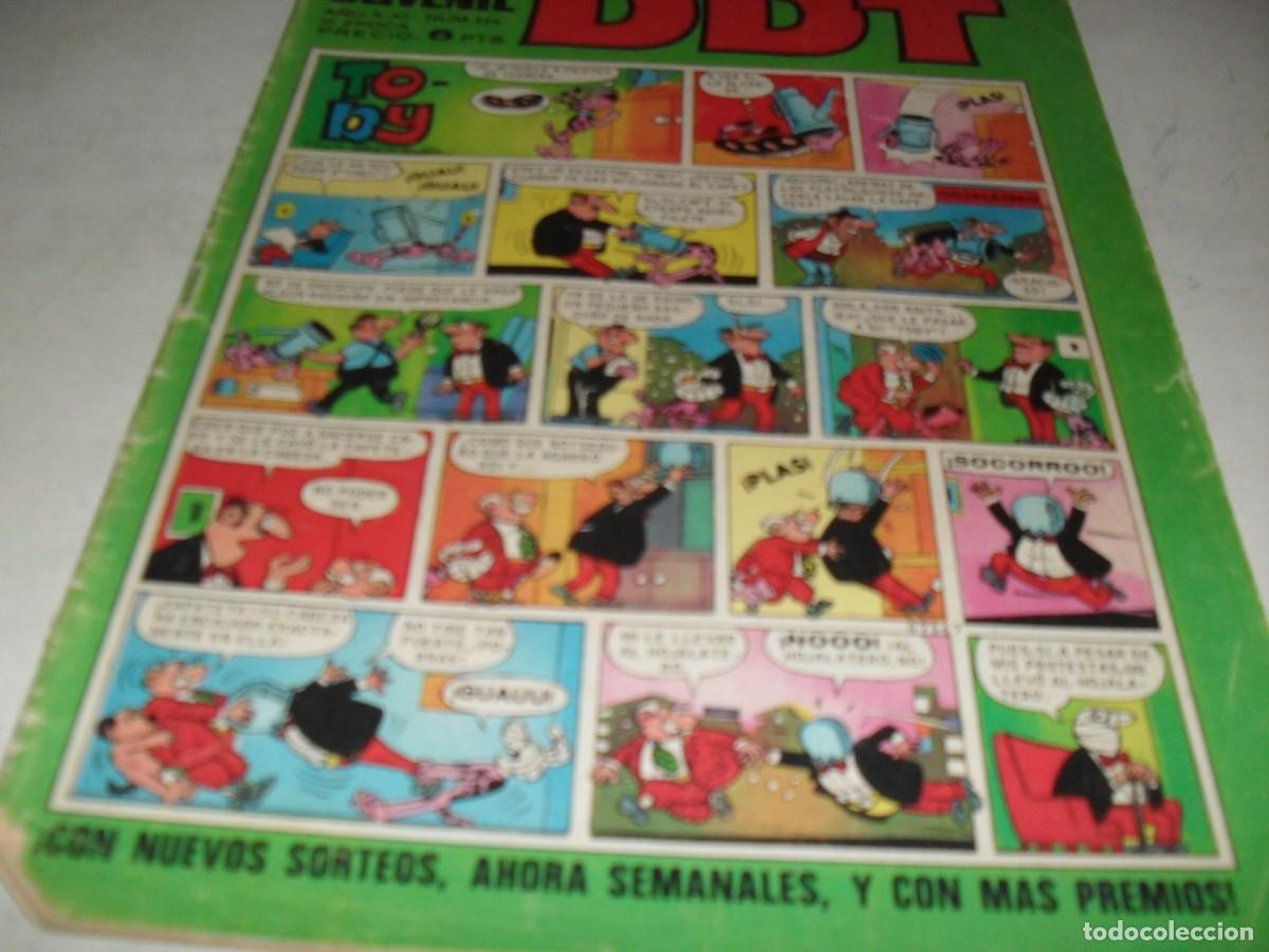 Tebeos: DDT 2&ordf; EPOCA N&ordm; 256,CON LOS BILLETES DE 100,250 Y 500 MORTADELOS,DE 551,BRUGUERA,1967
