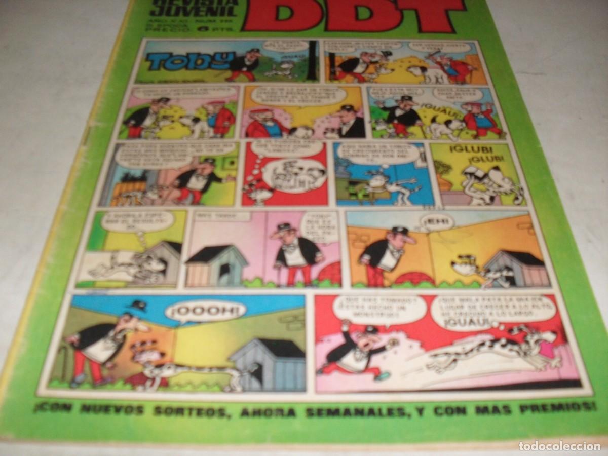 Tebeos: DDT 2&ordf; EPOCA N&ordm; 250,SIN LOS BILLETES DE MORTADELOS,DE 551,BRUGUERA,1967