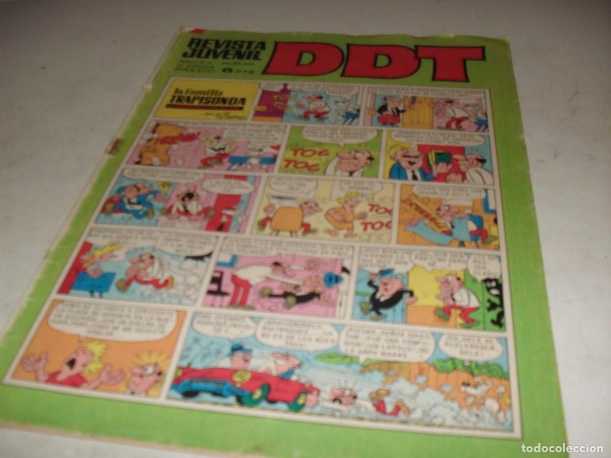 Tebeos: DDT 2&ordf; EPOCA N&ordm; 245,SIN LOS BILLETES DE MORTADELOS,DE 551,BRUGUERA,1967