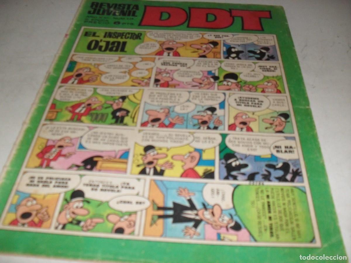 Tebeos: DDT 2&ordf; EPOCA N&ordm; 239,SIN LOS BILLETES DE MORTADELOS,DE 551,BRUGUERA,1967