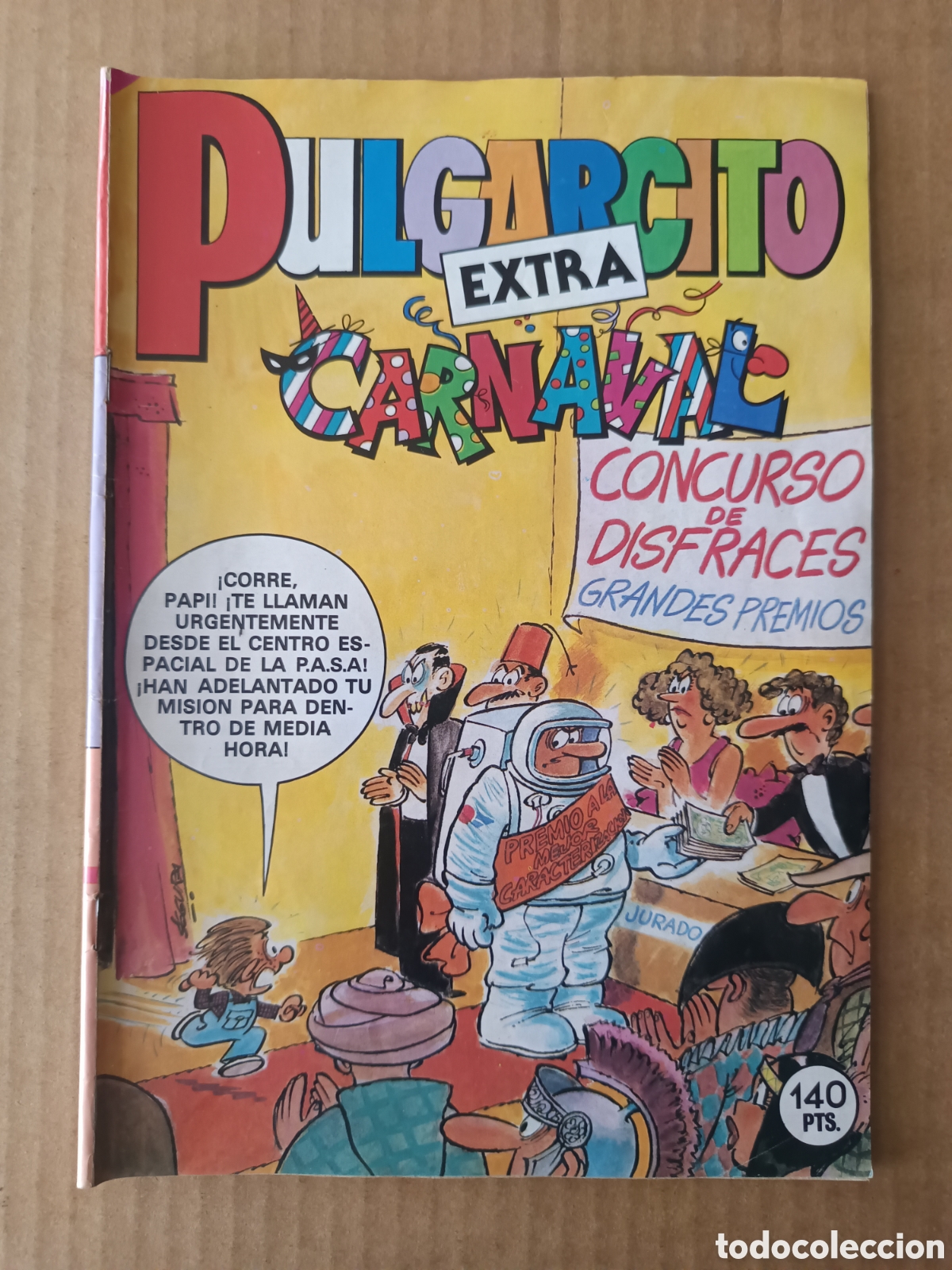 Tebeos: Revista Pulgarcito Extra Carnaval (Bruguera, 1985). Con 'Luna de Miel con Muerte Incluida'.