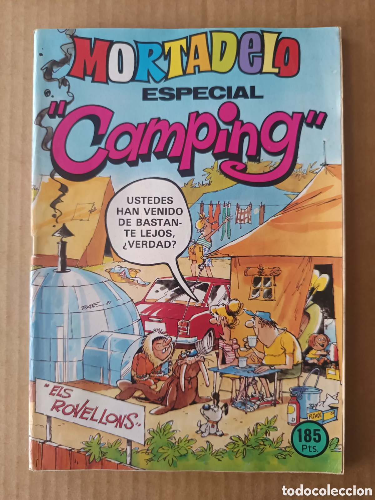 Tebeos: Revista Mortadelo Especial n&deg;113: Camping (Bruguera, 1981). Con Mike Palmer y El Capit&aacute;n Tormenta.