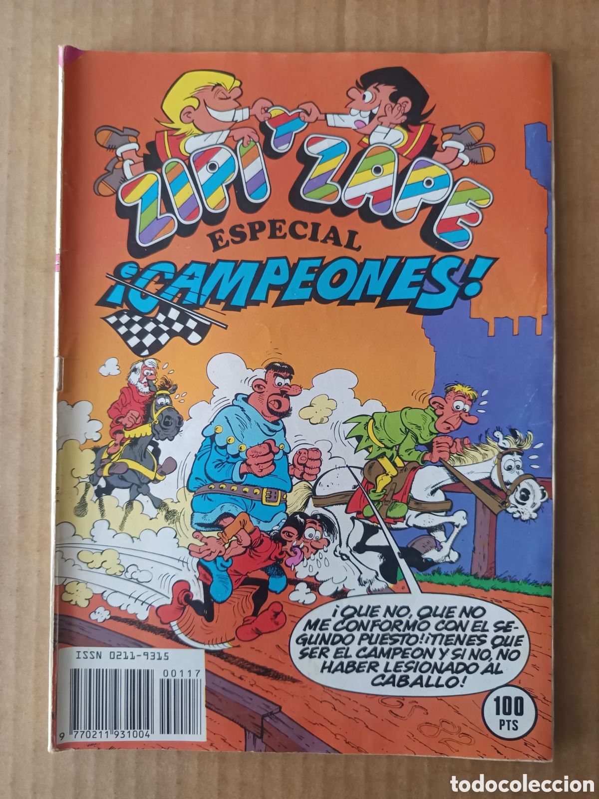 Tebeos: Revista Zipi y Zape Especial &iexcl;Campeones! (Bruguera, 1983). Con &iexcl;No Me Hables, Mam&aacute;!