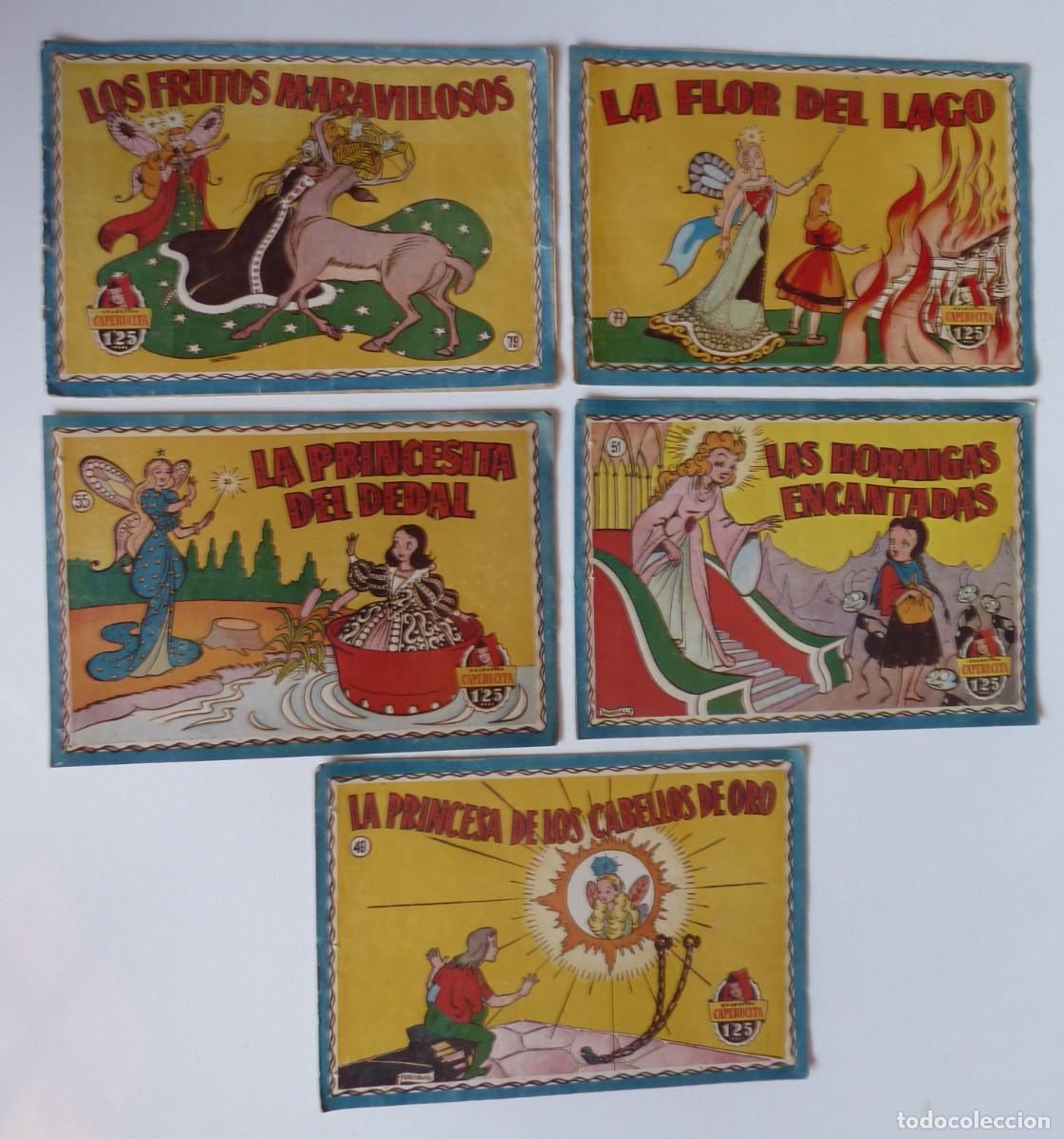 Tebeos: COLECCION CAPERUCITA LOTE DE 5 N&ordm; 49 -51 -55 - 77 -79 BRUGUERA