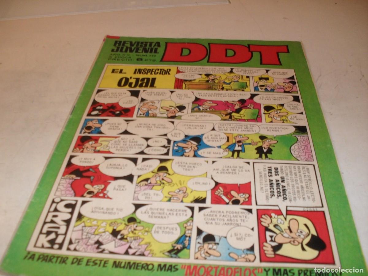 Tebeos: DDT 2&ordf; EPOCA N&ordm; 220,SIN BILLETES DE MORTADELOS,DE 551,BRUGUERA,1967