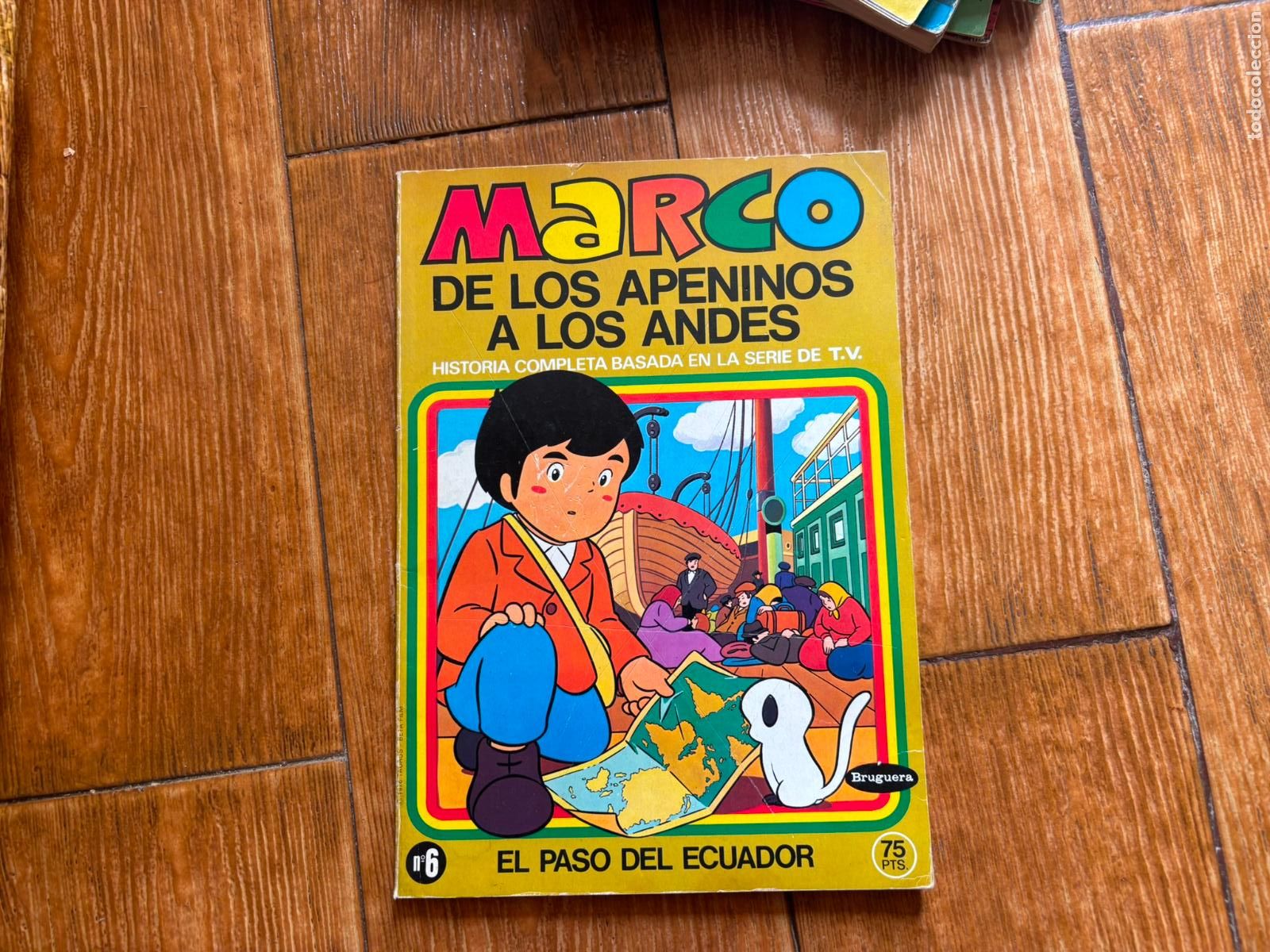 Tebeos: MARCO DE LOS APENINOS A LOS ANDES, N&ordm; 6 EDITORIAL BRUGUERA 1976