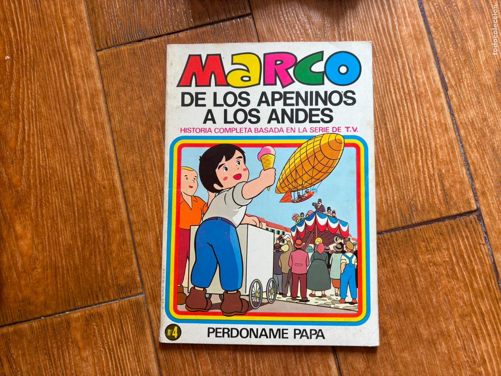 Tebeos: MARCO DE LOS APENINOS A LOS ANDES, N&ordm; 4 EDITORIAL BRUGUERA 1976