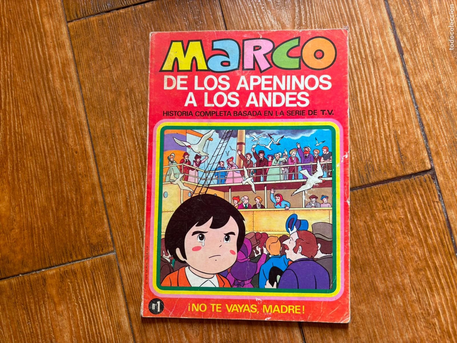 Tebeos: MARCO DE LOS APENINOS A LOS ANDES, N&ordm; 1 EDITORIAL BRUGUERA 1976