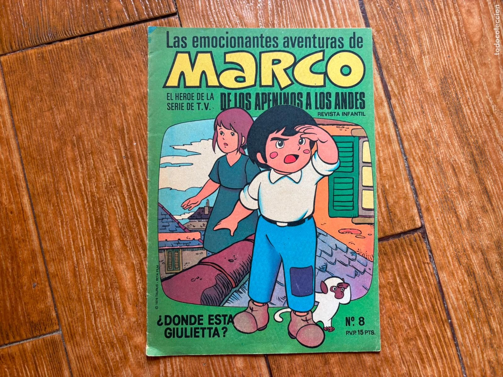 Tebeos: MARCO DE LOS APENINOS A LOS ANDES, N&ordm; 8 EDITORIAL BRUGUERA